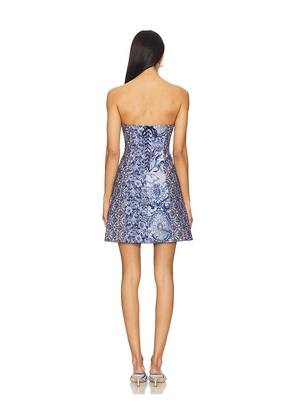 Alice + Olivia Violet Mini Dress in Blue. Size 10. Also in 12.