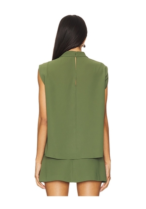 Amanda Uprichard x REVOLVE Sleeveless Fabienne Top in Olive. Size M. Also in L, S, XS.