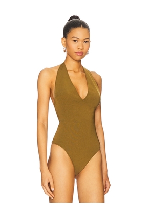 A.L.C. Lila Bodysuit in Green. Size L. Also in S, XS.