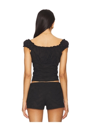 Bella Venice The Stephanie Top in Black. Size M. Also in XS, S, L, XL.