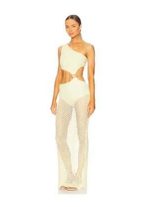 Bananhot Brie Dress in Lemon. Size M. Also in S, L.