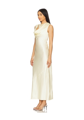 Camila Coelho Enza Maxi Dress in Lemon. Size M. Also in S, L.