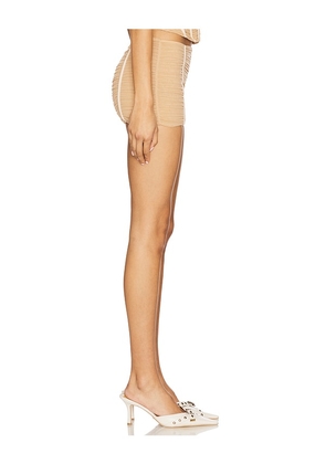 Aniye Records Talisa Shorts in Nude. Size M. Also in S, L.