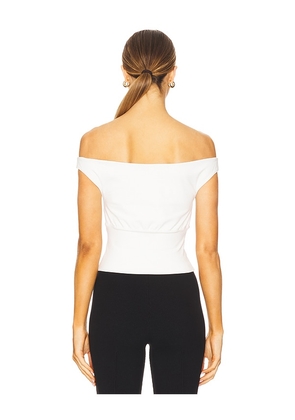 ALL THE WAYS Kelli Off Shoulder Top in White. Size M. Also in XL.
