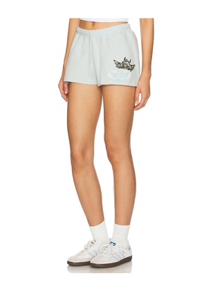Boys Lie Ask Me If I Care Kimmy Shorts in Baby Blue. Size XS. Also in XL/1X.