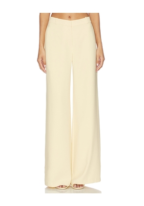 Amanda Uprichard Hathaway Pants in Yellow. Size L. Also in M, S, XL, XS.