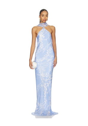 Amanda Uprichard Ashton Maxi Dress in Lavender. Size L. Also in M, S, XL, XS.