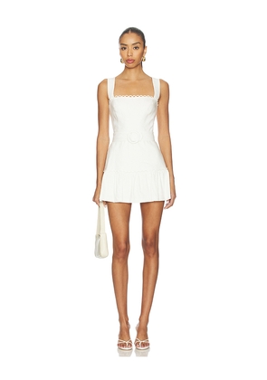 Amanda Uprichard Lena Romper in Ivory. Size L. Also in M, S, XL, XS.