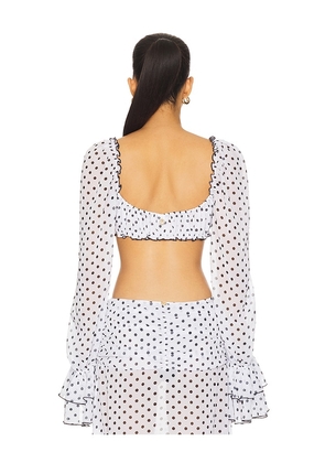 Bananhot Josie Shirt in White. Size M. Also in XL.
