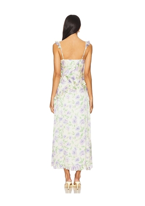 ASTR the Label Rosalina Dress in Ivory,Lavender. Size M. Also in XS, S, L.