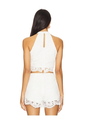 Amanda Uprichard Brynley Top in White. Size M. Also in S, XL.