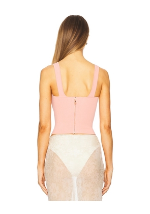 Alice + Olivia Ruby Corset Tank in Rose. Size S. Also in L.