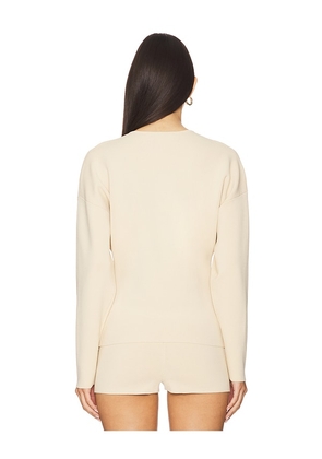 EAVES Janith Cardigan in Ivory. Size L. Also in XS, M.