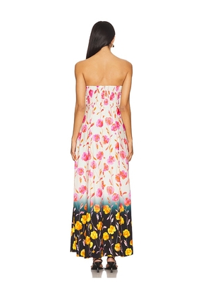 Essentiel Antwerp Heorgia Midi Dress in Ivory,Pink. Size 34. Also in 32, 38.