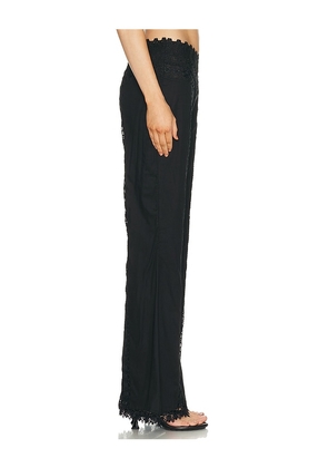 Charo Ruiz Ibiza Vianora Trouser in Black. Size L. Also in S, XS, M, XL.