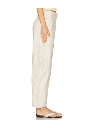 Citizens of Humanity Marcelle Cargo Pant in Cream. Size 24. Also in 28, 32, 33.