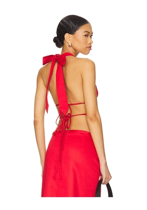BUCI April Top in Red. Size M. Also in S, L, XL.