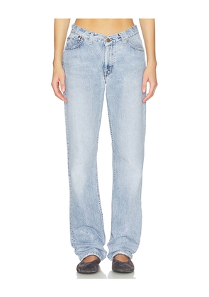 aligrace V Waist Skinny Jeans in Blue. Size 25. Also in 24, 27, 28.