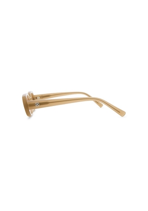 DEVON WINDSOR Lima Sunglasses in Beige.