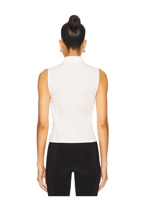EAVES Aven Vest Top in White. Size M. Also in XS.
