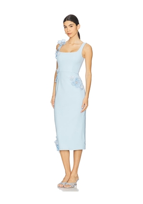 ELLIATT Chantelle Dress in Baby Blue. Size M. Also in XS, S, L, XL.
