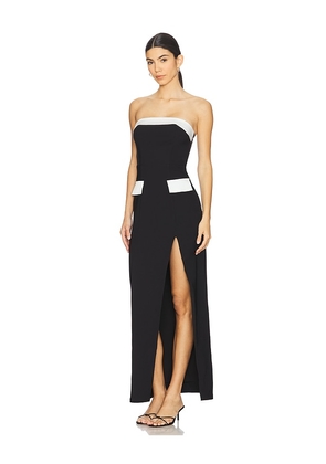 ALL THE WAYS Isolde Strapless Maxi Dress in Black. Size XS. Also in XXS.