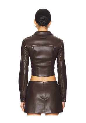 Amanda Uprichard x REVOLVE Bristol Top in Chocolate. Size M. Also in XS.