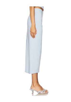 Camila Coelho Lotta Midi Skirt in Baby Blue. Size XL. Also in XS, XXS, S, M, L.