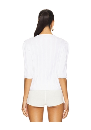 ASTA RESORT Delilah Cardigan in Ivory. Size M. Also in L, XL.