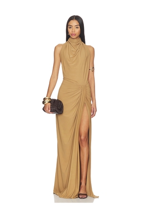 Deme by Gabriella The Beatrix Dress in Beige. Size L. Also in M, S, XS.
