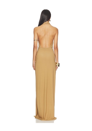 Deme by Gabriella The Beatrix Dress in Beige. Size L. Also in M, S, XS.