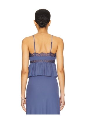 Bardot Amari Lace Detail Cami in Blue. Size 12. Also in 4, 2, 6, 10.