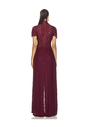 Deme by Gabriella The Kianna Top in Burgundy. Size L. Also in S, M.
