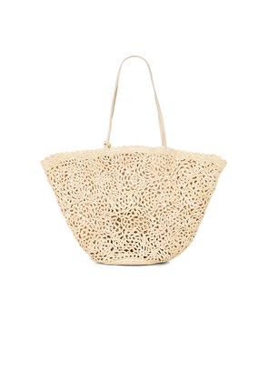 BTB Los Angeles Lacera Tote in Tan.