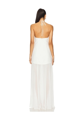 Camila Coelho Roquel Maxi Dress in Ivory. Size M. Also in XXS, XS, S, L, XL.