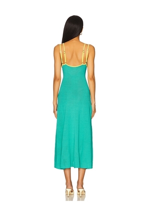 Capittana Carolina Flowers Dress in Teal. Size M/L. Also in XS/S.