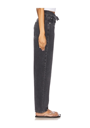 AGOLDE Echo Taper Jeans in Black. Size 26. Also in 25, 27, 28, 29.