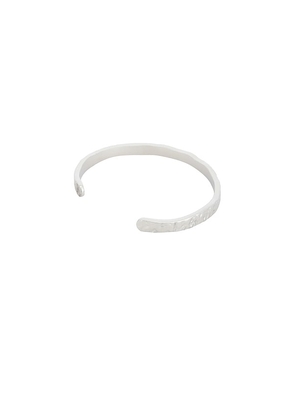 Casa Clara Kirra Cuff in Metallic Silver.