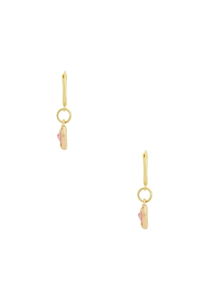 Casa Clara Deco Earrings in Rose.