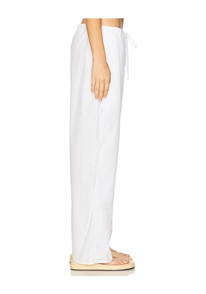 CLYQUE Kira Pant in White. Size M. Also in L, XL.