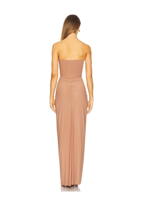 Deme by Gabriella x REVOLVE Pearl Gown in Brown. Size M. Also in XS, S, L, XL.