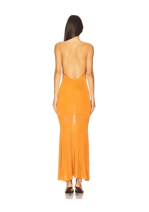 AZULU Liatris Dress in Orange. Size S. Also in M.