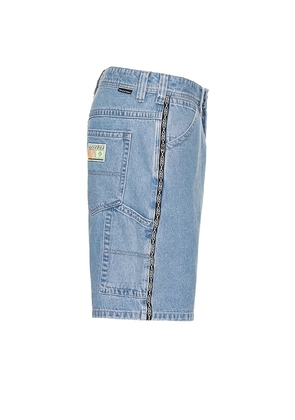 Abrand x Rip Curl Larry Tape Baggy Short in Blue. Size 32. Also in 30.