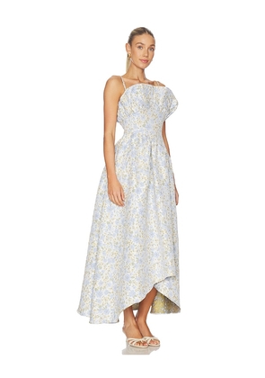 ELLIATT Floralie Strapless Gown in Blue. Size L. Also in S, XS, M, XL, XXL.