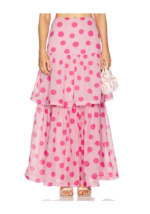 ELLIATT Sola Skirt in Pink. Size M. Also in S, XL, XS.