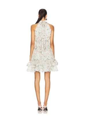 ELLIATT Milena Mini Dress in Sage. Size M. Also in L, XL.