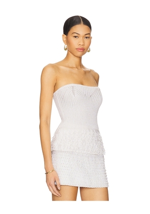 Casona La Llanera Top in Ivory. Size S/M. Also in M/L.