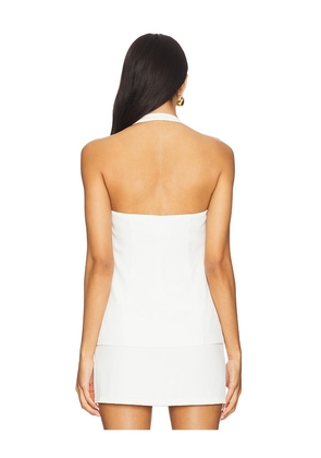 ALL THE WAYS Natalyna Vest in White. Size M. Also in S, XS.