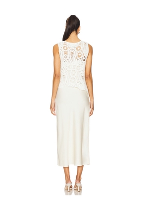 ASTR the Label Martina Sweater Dress in White,Cream. Size M. Also in XS, S.