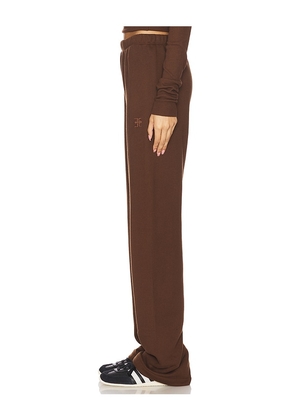 Eterne Straight Leg Sweatpant in Chocolate. Size XL. Also in L.